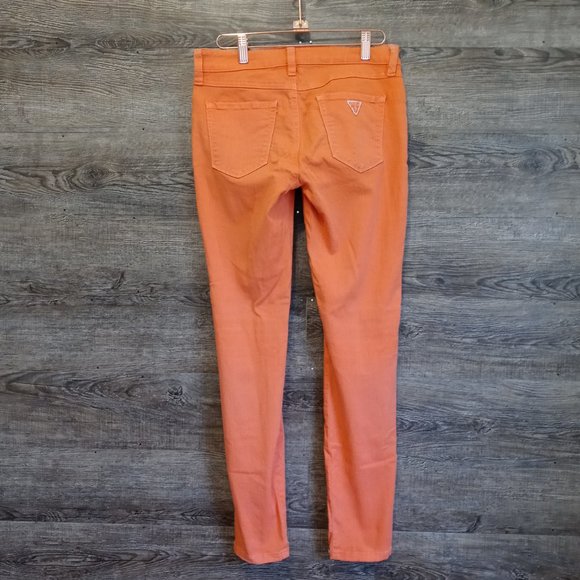 GUESS Brittney Skinny Orange Jeans - Picture 2 of 7